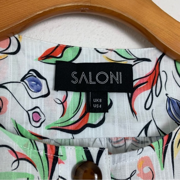 saloni billie c button up shirt dress - Picture 6 of 10